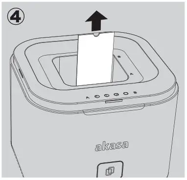 akasa AK-DK09U3-WH DuoDock MX Dual M.2 PCIe NVMe SSD Docking Station with Offline Clone - Before the hard drive can be ejected ensure
