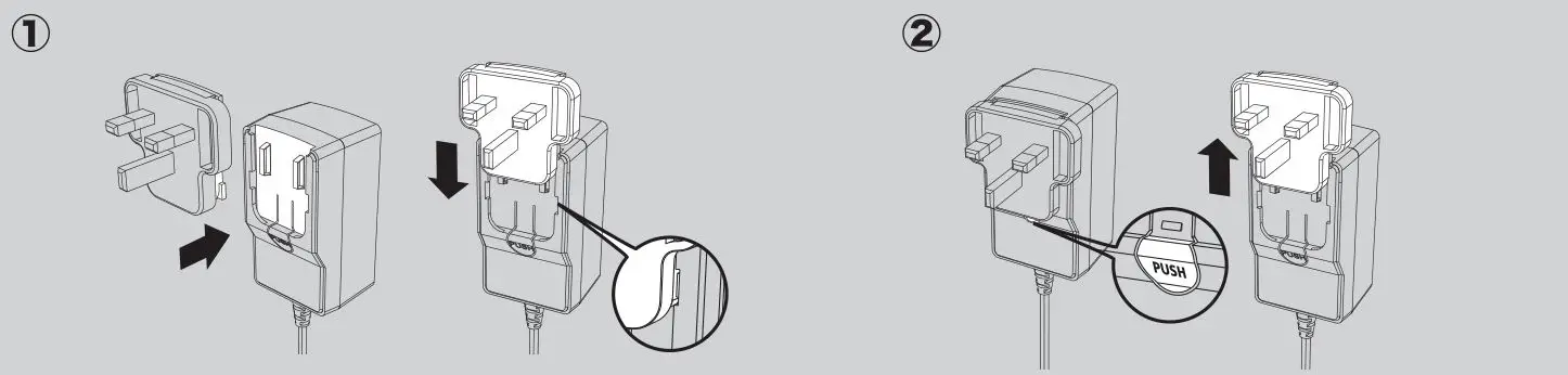 akasa AK-DK09U3-WH DuoDock MX Dual M.2 PCIe NVMe SSD Docking Station with Offline Clone - Power Adapter