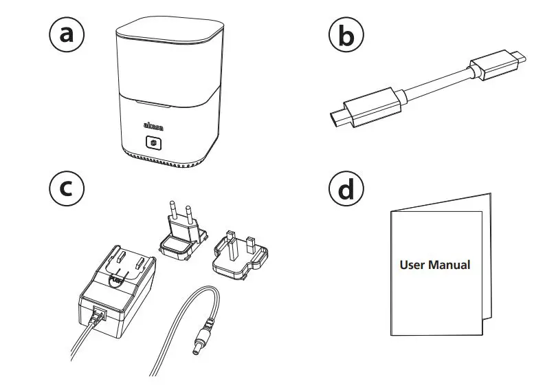 akasa AK-DK09U3-WH DuoDock MX Dual M.2 PCIe NVMe SSD Docking Station with Offline Clone - overview