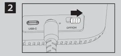 akasa AK-DK09U3-WH DuoDock MX Dual M.2 PCIe NVMe SSD Docking Station with Offline Clone - turn on the power