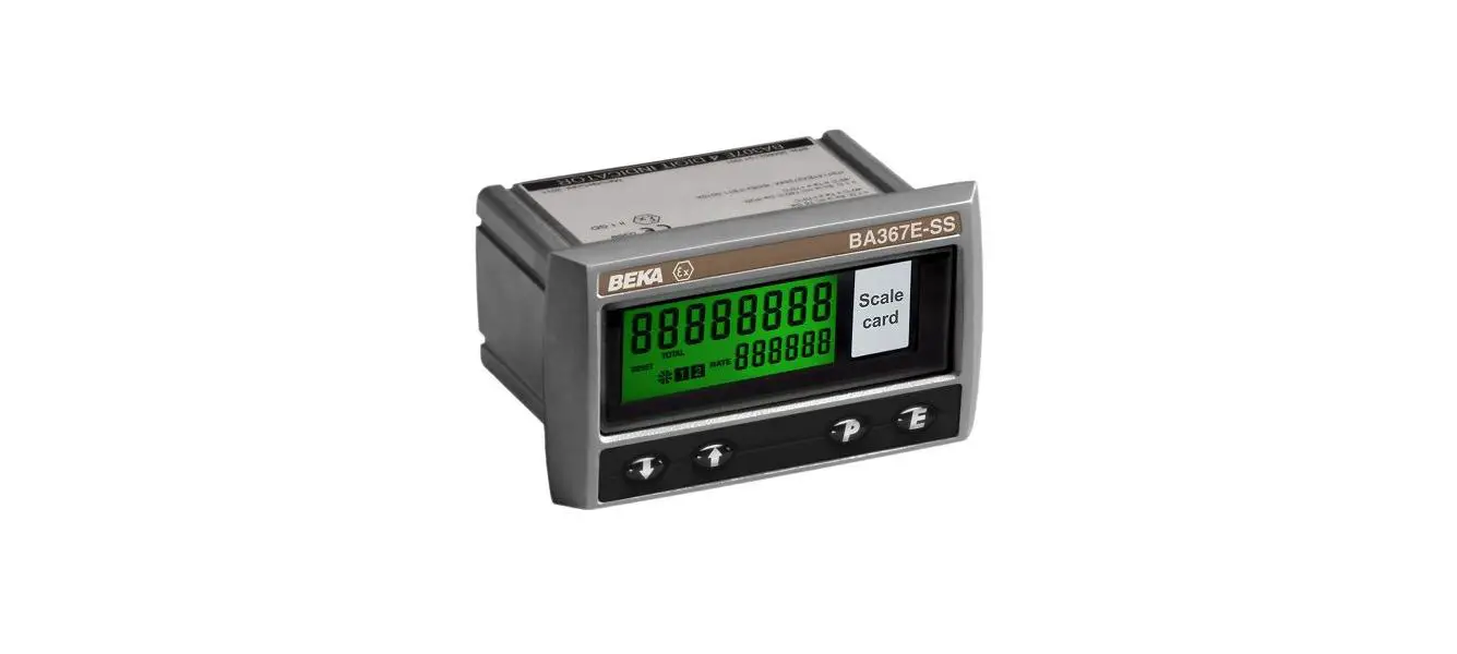Beka Ba367e-ss Counters Intrinsically Safe Instruction Manual