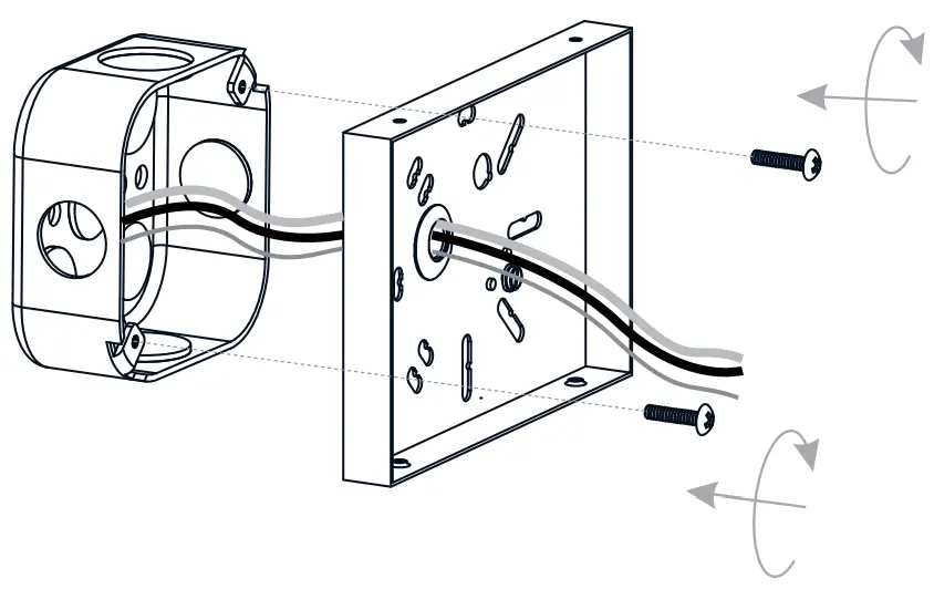 QUOIZEL KLS8623PK, KLS8623WS Pendant Three Light - Backplate