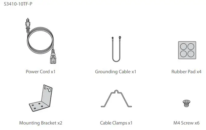 FS S3410 Series Managed PoE Plus Switches User Guide - Accessories