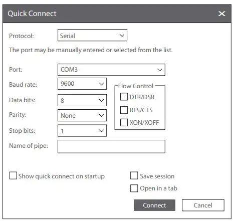 FS S3410 Series Managed PoE Plus Switches User Guide - Configuring the Switch Using the Console Port