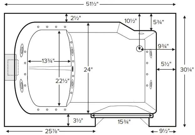 mti MBWI5030 Walk-In Tub - 2