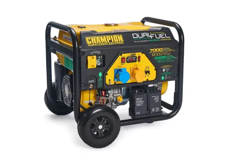 Champion 7500 E2 Df Frame Type Electric Start Dual Fuel Generator Owner's Manual Champion 7500 E2 Df Frame Type Electric Start Dual Fuel Generator Owner's Manual