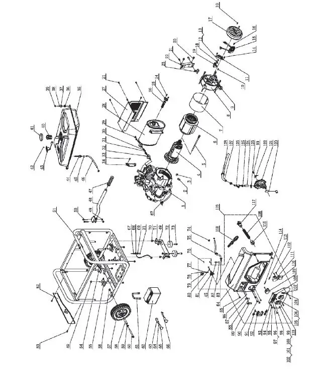CHAMPION 7500 E2 DF Frame Type Electric Start Dual Fuel Generator-fig-14