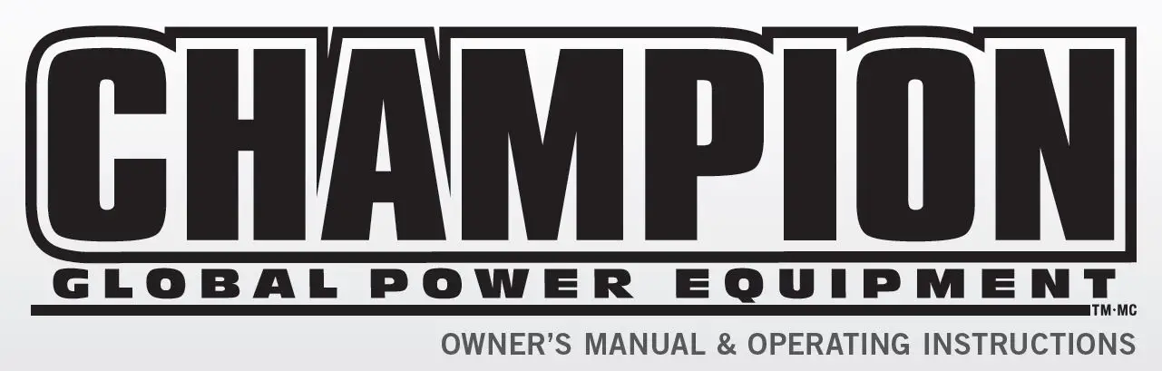 CHAMPION 7500 E2 DF Frame Type Electric Start Dual Fuel Generator-logo