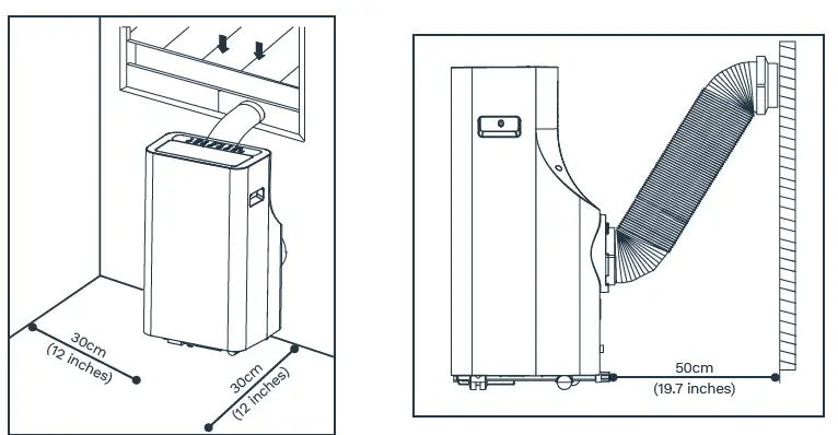 hOmeLabs HME020235N PORTABLE AIR CONDITIONER fig-3