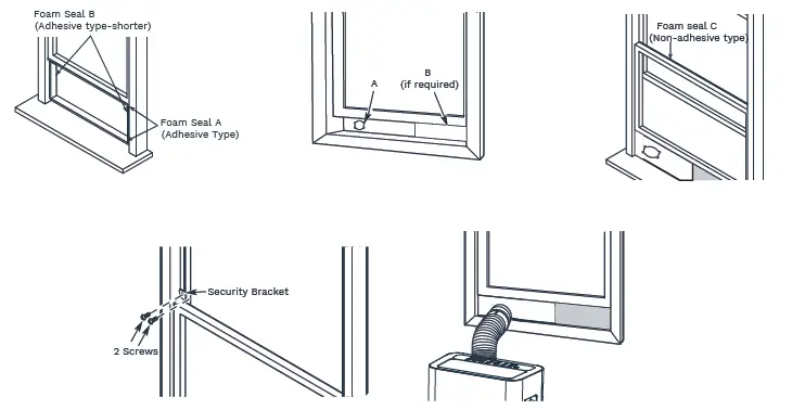 hOmeLabs HME020235N PORTABLE AIR CONDITIONER fig-7