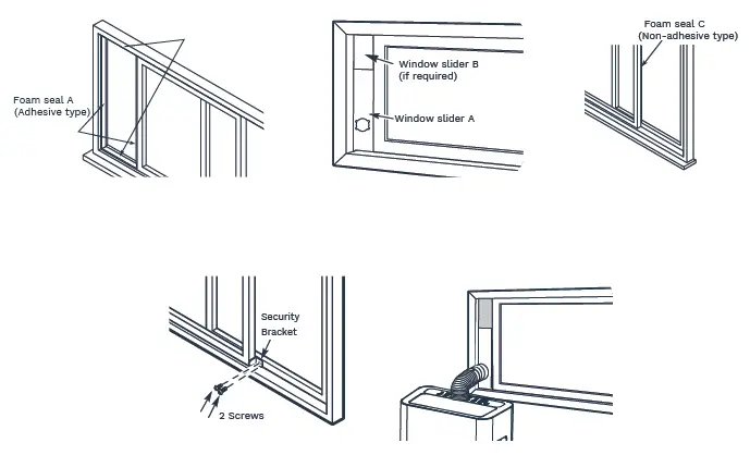 hOmeLabs HME020235N PORTABLE AIR CONDITIONER fig-9