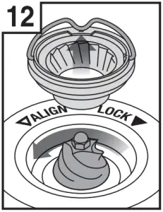 BCG600 SCG600 - ADJUSTING CONICAL BURRS - 12