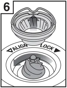 BCG600 SCG600 - CLEANING CONICAL BURRS - 6