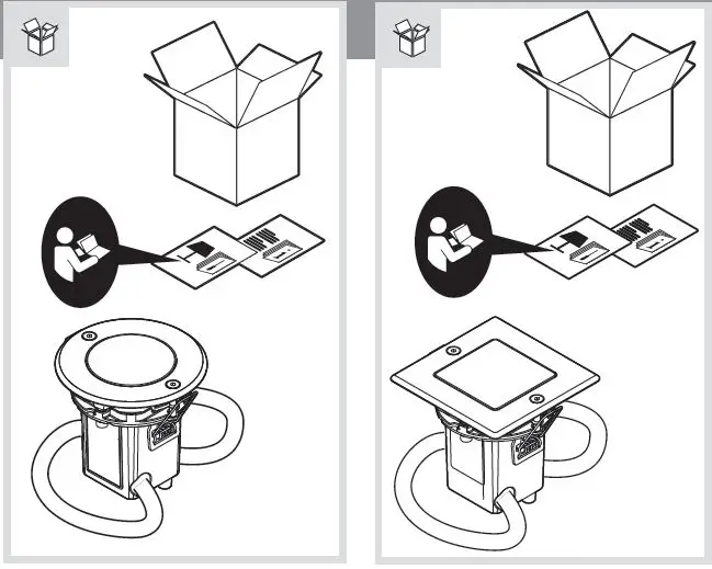Artemide-Ego 55-90 Ego-Square Recessed-Outdoor-LED-Ceiling Light-1