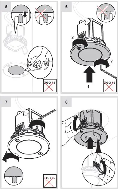 Artemide-Ego 55-90 Ego-Square Recessed-Outdoor-LED-Ceiling Light-6