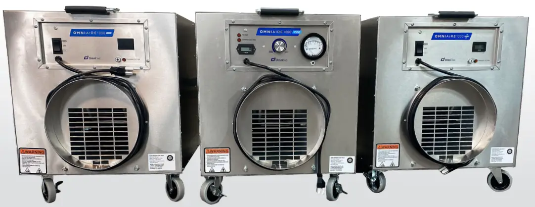 OmniAire 1000 Series Negative Air HEPA Air Filtration Machines