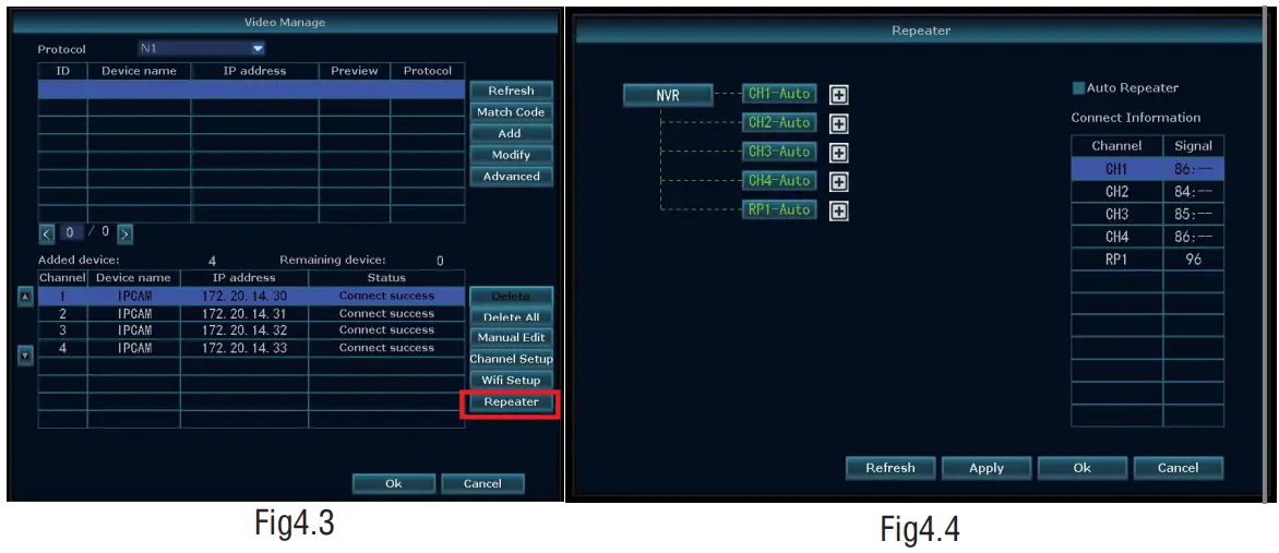 YESKAMO Wireless Repeater IPC Router - Wireless repeater settings