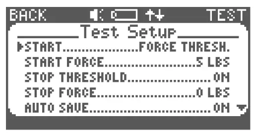 01165 Lafayette Hand Held Dynamometer - POWER MENU SELECT Button 3