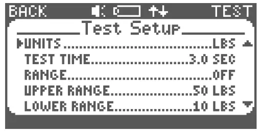 01165 Lafayette Hand Held Dynamometer - POWER MENU SELECT Button 4