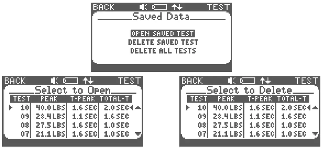 01165 Lafayette Hand Held Dynamometer - POWER MENU SELECT Button 6