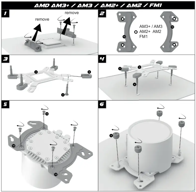Alpenfoehn Gletscherwasser 240mm White AIO Liquid Cooler with ARGB - fig 3