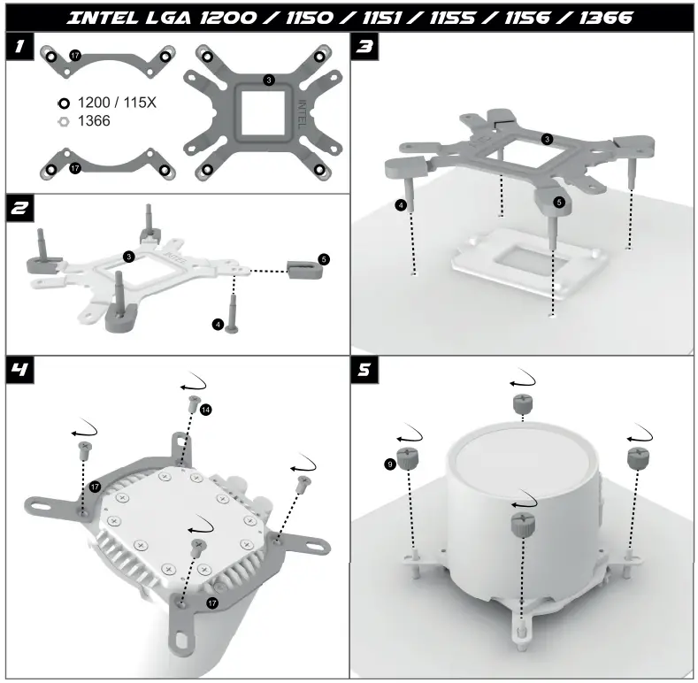 Alpenfoehn Gletscherwasser 240mm White AIO Liquid Cooler with ARGB - fig 5