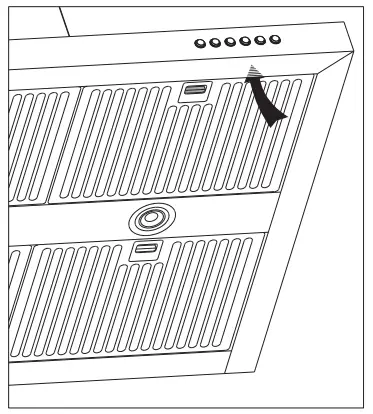 BeefEater RANGE HOOD BRC214SA-Removing filters