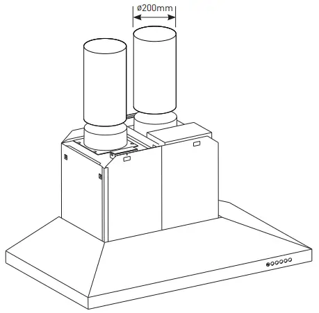 BeefEater RANGE HOOD BRC214SA-Use cable t
