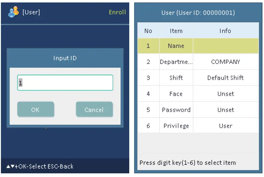 deli E13750 Fingerprint and Face Time Attendance Machine 10