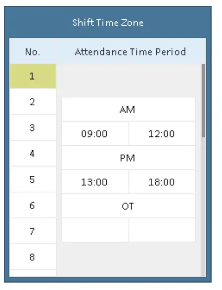 deli E13750 Fingerprint and Face Time Attendance Machine 12