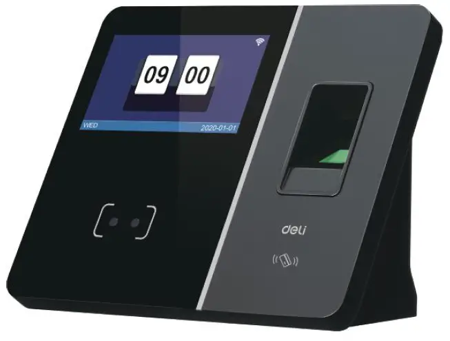 deli E13750 Fingerprint and Face Time Attendance Machine