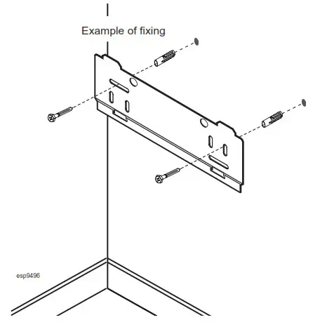 Ideal C24 Logic Max Combi2 - WALL MOUNTING PLATE