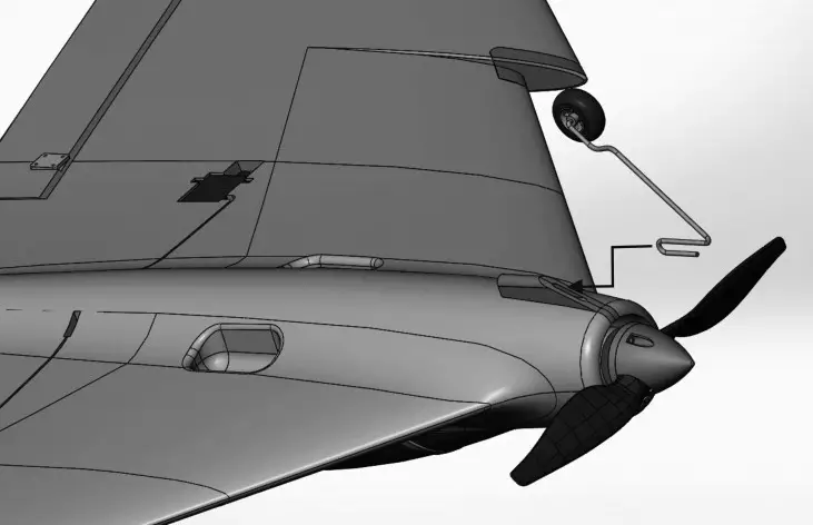 F38 HORNET RC Assembly And Operation Instructions - . 5 Assembly the landing gea