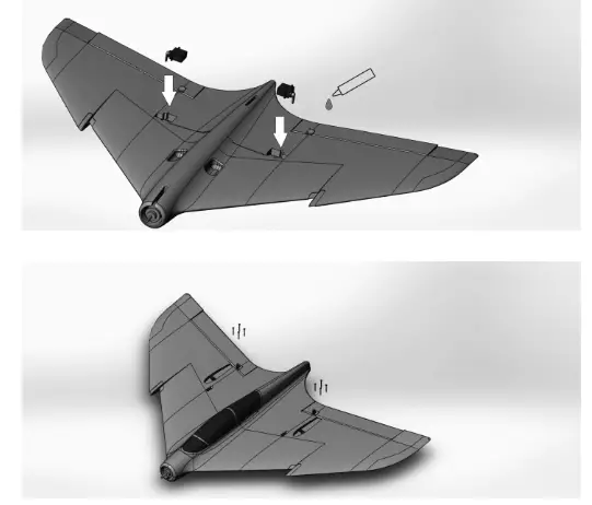F38 HORNET RC Assembly And Operation - Main wing panel.