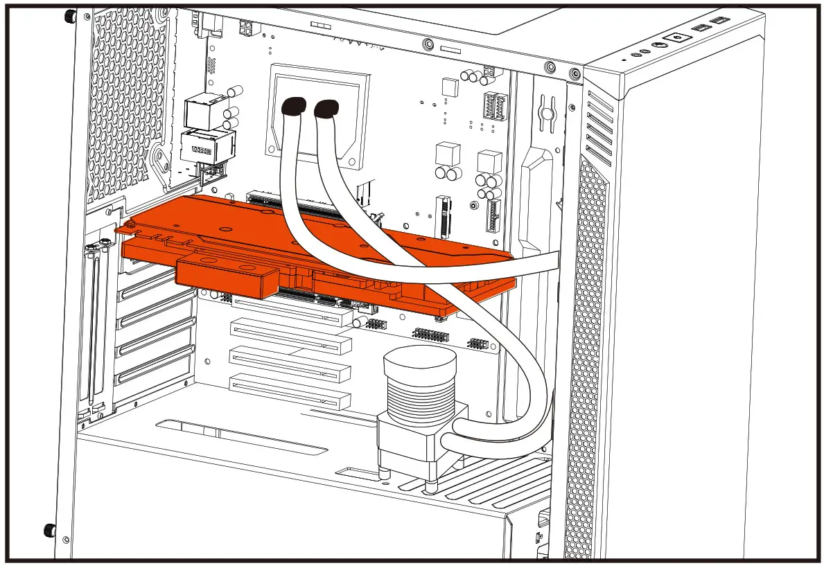 GV-N308TAORUSX WaterForce Water Block --Graphic Card