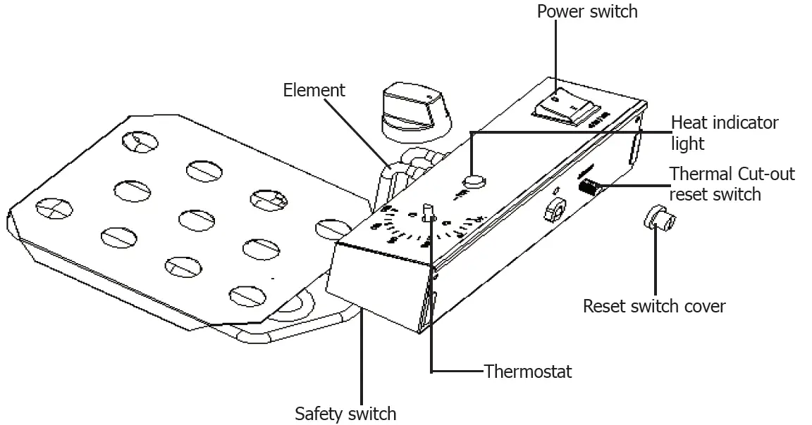 apuro DB203-A Twin Tank Twin Basket Countertop Fryer 2x 3Ltr operation
