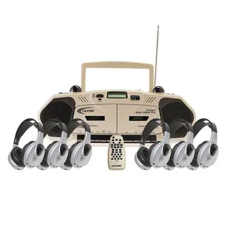Califone 2395irplc-6 Wireless Infrared Recorder Music Maker 6 Person Learning Center Owner's Manual