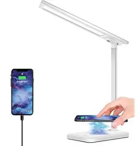 Ray-JrMALL 1AJA51XP0 LED Desk Lamp with Wireless Charger