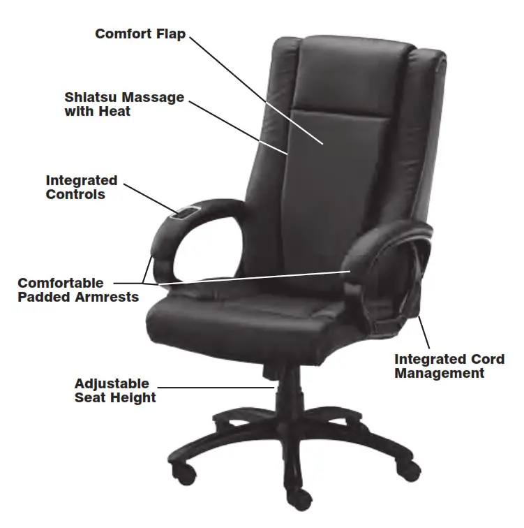 Homedics OCTS-200 Shiatsu Massage Chair - General Care & Use Guidelines