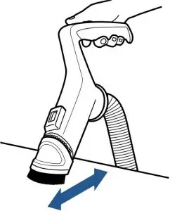 Above Floor Cleaning Handle Instructions