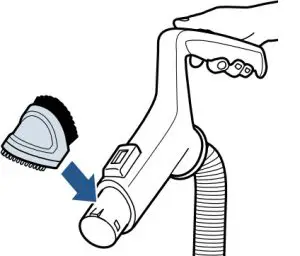 Above Floor Cleaning Handle Instructions