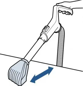 Above Floor Cleaning Wand Instructions