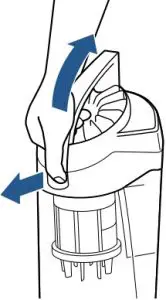 Cleaning Top Pre-Motor Filters Instructions