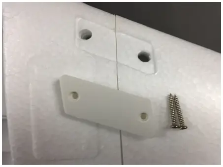 Locate Plastic wing Anchors and Screws