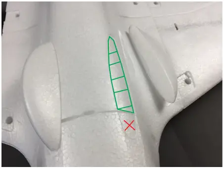 Locate landing skids