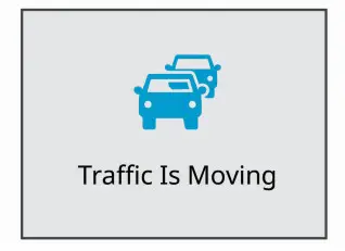 GARMIN Dash Cam 45 - Traffic is moving
