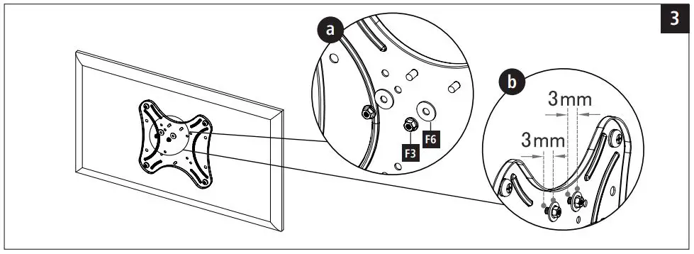 hama 00108732 TV Wall Bracket Instruction Manual - Installation