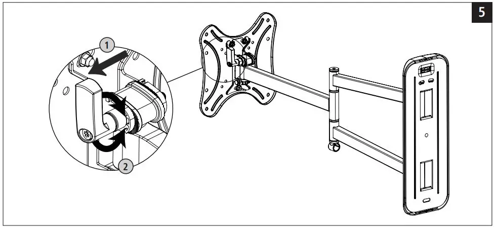 hama 00108732 TV Wall Bracket Instruction Manual - Installation