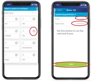 LEVITON G-10474C Lumina RF Standalone App - Keypad Programming