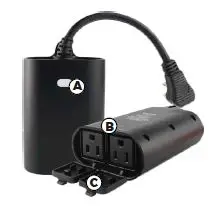 Minoston MP23W Wi-Fi Outdoor Plug 2 Outlets fig2